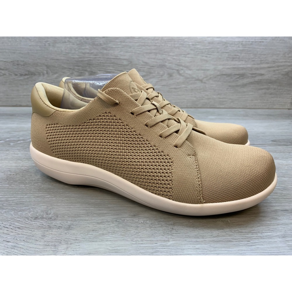 Alegria‎ by PG Lite Women's Tan Knit Lace Up 12 Walking Casual Comfort Sneakers